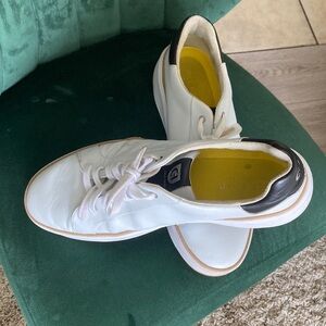 Cole Haan White and Black Sneakers with Sleek Design